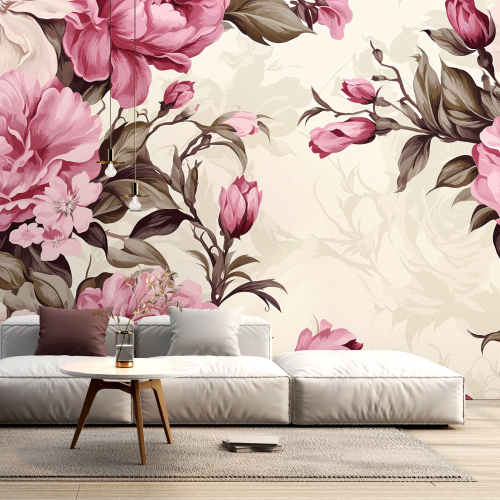Papier peint panoramique - Fleurs