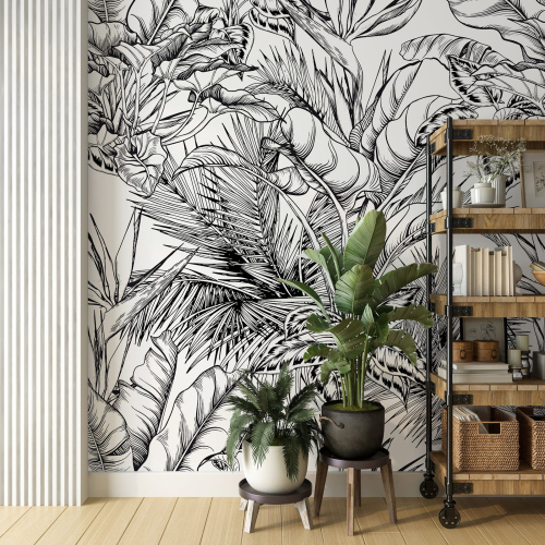 Papier peint panoramique - Fleurs