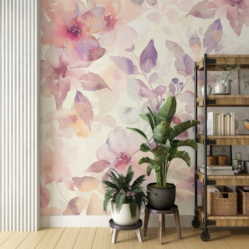 Papier peint panoramique - Fleurs