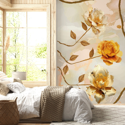 Papier peint panoramique - Fleurs