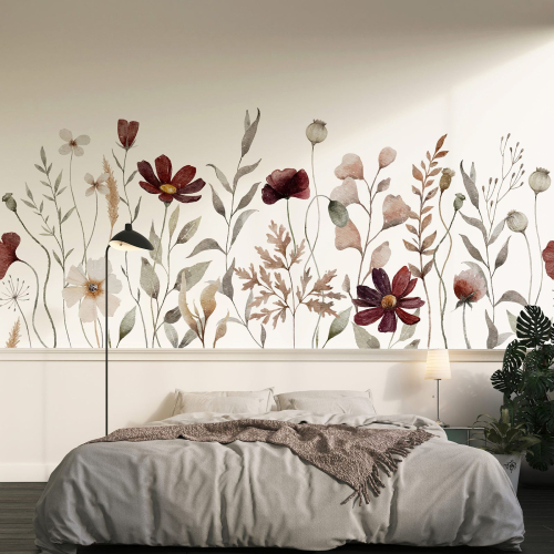 Papier peint panoramique - Fleurs