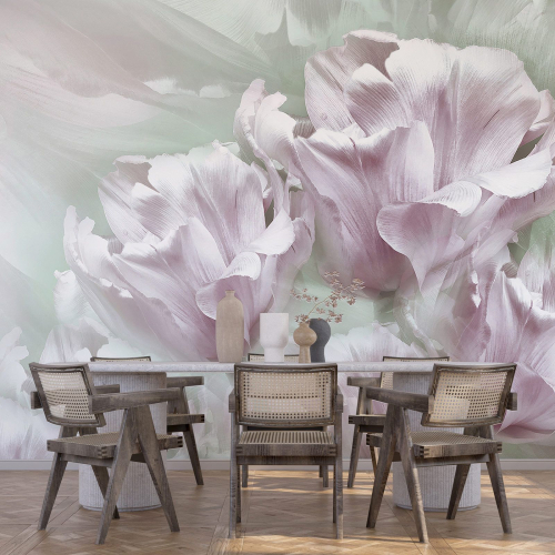 Papier peint panoramique - Fleurs