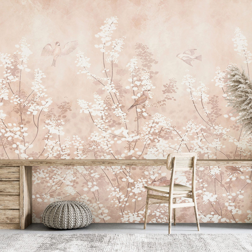 Papier peint panoramique - Fleurs