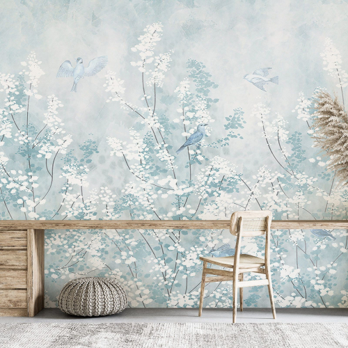Papier peint panoramique - Fleurs