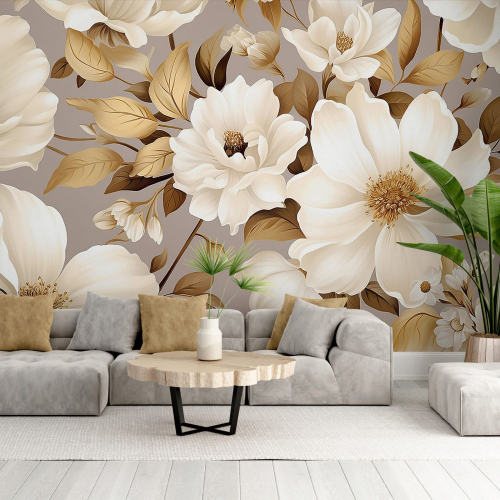 Papier peint panoramique - Fleurs
