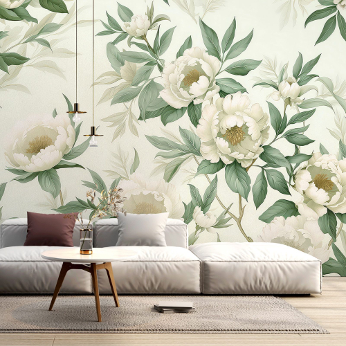 Papier peint panoramique - Fleurs