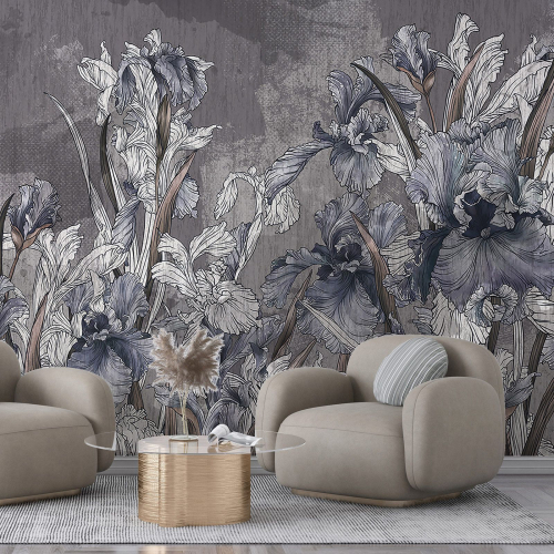 Papier peint panoramique - Fleurs
