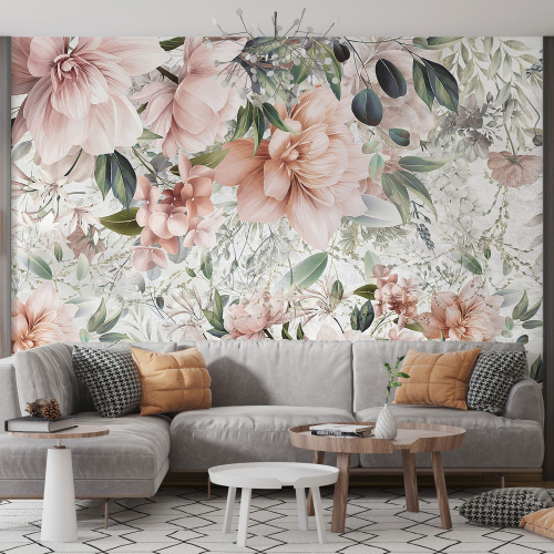 Papier peint panoramique - Fleurs