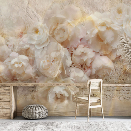 Papier peint panoramique - Fleurs