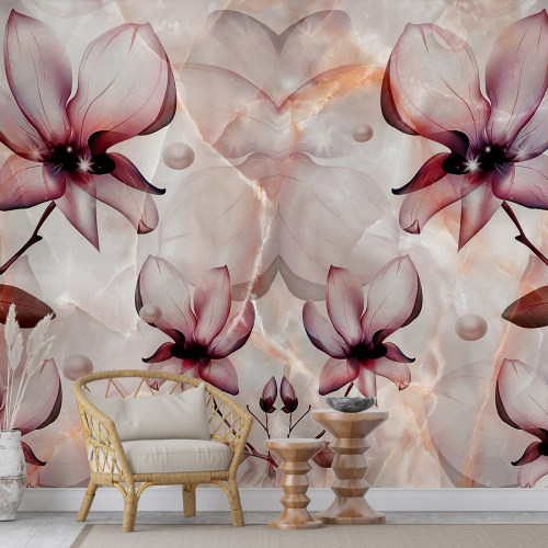 Papier peint panoramique - Fleurs
