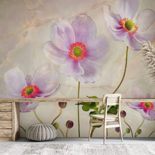 Papier peint panoramique - Fleurs