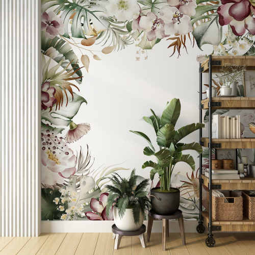 Papier peint panoramique - Fleurs