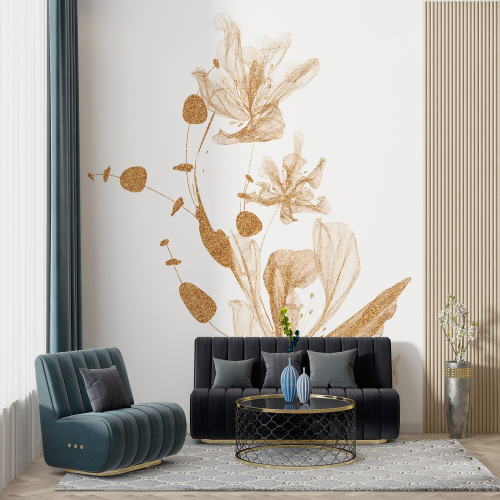 Papier peint panoramique - Fleurs Design