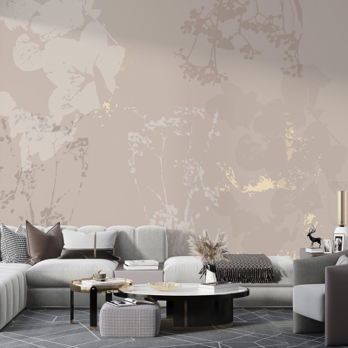 Papier peint panoramique - Fleurs Design