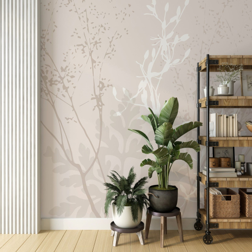Papier peint panoramique - Fleurs Design