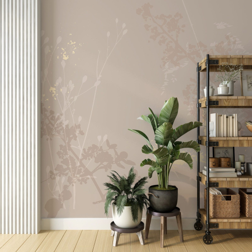 Papier peint panoramique - Fleurs Design