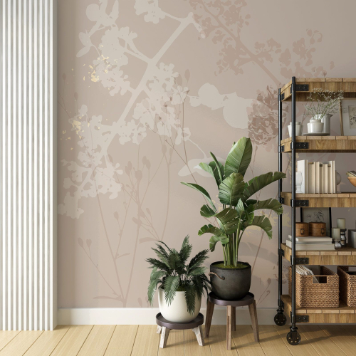 Papier peint panoramique - Fleurs Design