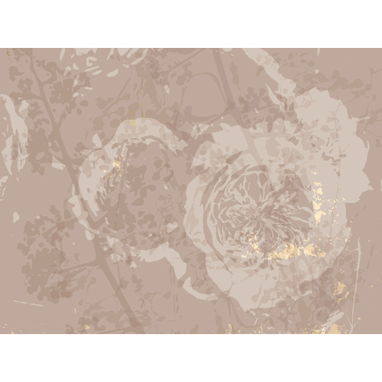 Papier peint panoramique - Fleurs Design