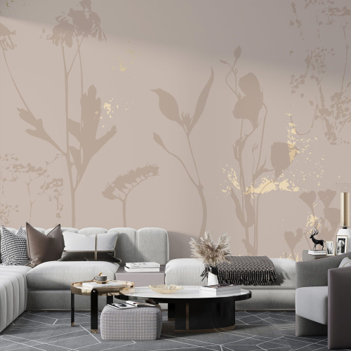 Papier peint panoramique - Fleurs Design