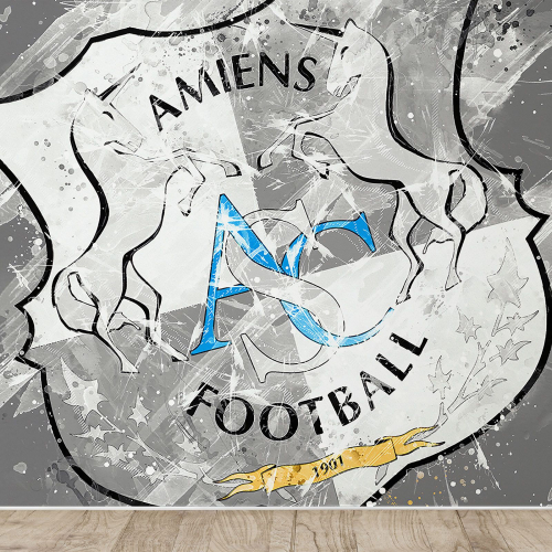 Papier peint panoramique Foot / Football - ASC - Amiens