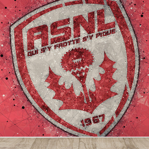 Papier peint panoramique Foot / Football - ASNL - AS Nancy Lorraine