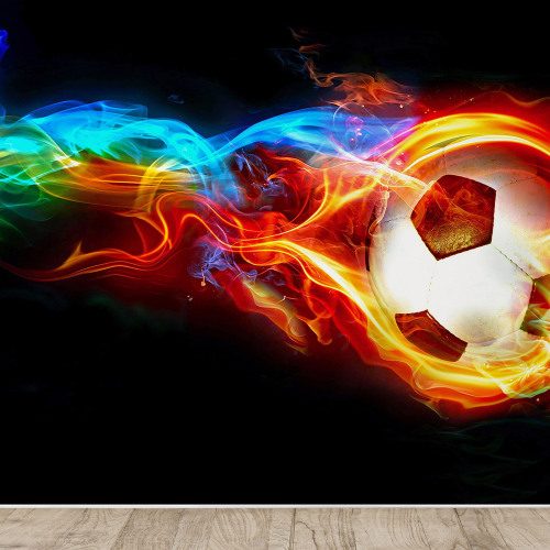 Papier peint panoramique Foot / Football - Ballon de foot