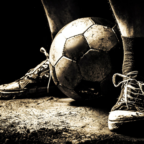 Papier peint panoramique Foot / Football - Ballon de foot