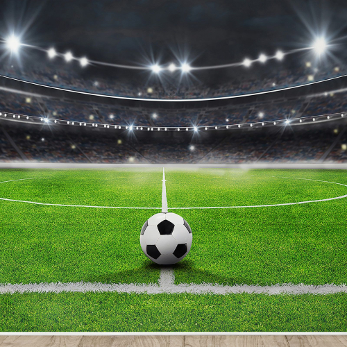 Papier peint panoramique Foot / Football - Ballon de foot