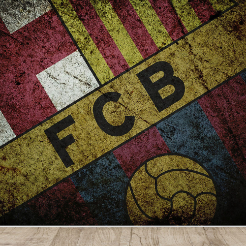 Papier peint panoramique Foot / Football - FCB Barcelone
