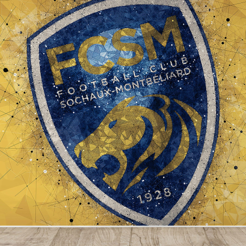 Papier peint panoramique Foot / Football - FCSM - Sochaux-Montbeliard