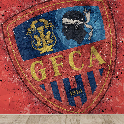 Papier peint panoramique Foot / Football - GFCA - Gazélec Football Club Aiacciu