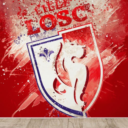 Papier peint panoramique Foot / Football - LOSC - Lille