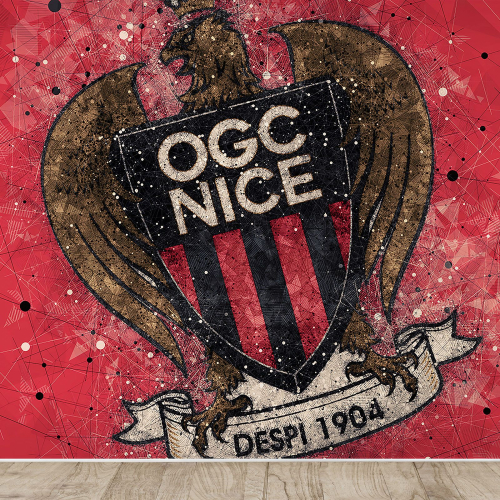 Papier peint panoramique Foot / Football - OGC Nice