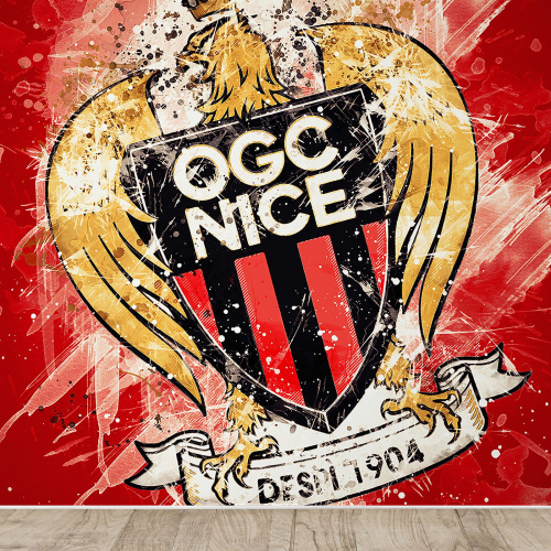 Papier peint panoramique Foot / Football - OGC Nice