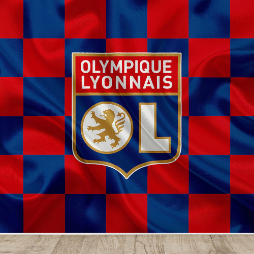 Papier peint panoramique Foot / Football - OL - Olympique Lyonnais