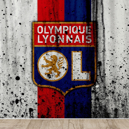 Papier peint panoramique Foot / Football - OL - Olympique Lyonnais
