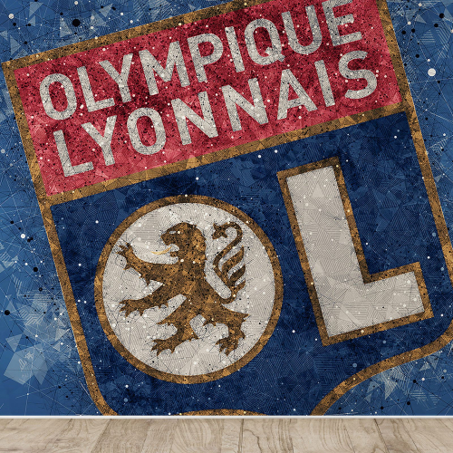Papier peint panoramique Foot / Football - OL - Olympique Lyonnais