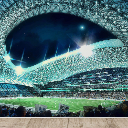 Papier peint panoramique Foot / Football - OM - Stade Orange Vélodrome