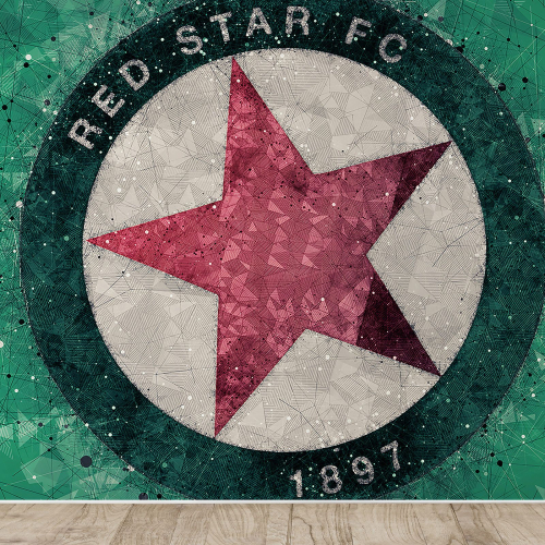Papier peint panoramique Foot / Football - RED STAR FC