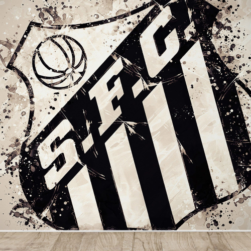 Papier peint panoramique Foot / Football - SFC - Santos Futebol Clube