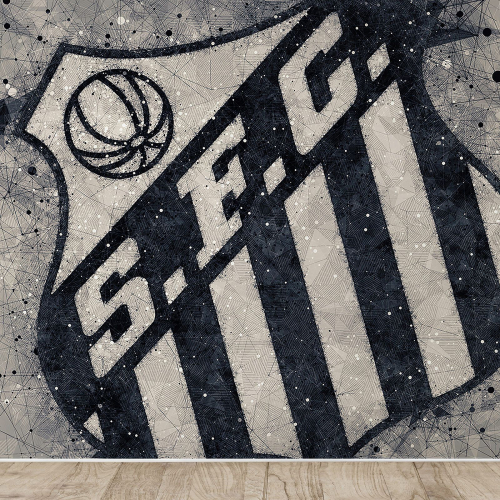 Papier peint panoramique Foot / Football - SFC - Santos Futebol Clube