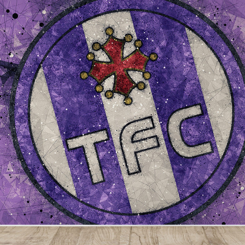 Papier peint panoramique Foot / Football - TFC - Toulouse Football Club