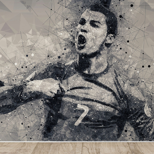 Papier peint panoramique Football - Joueur de Foot