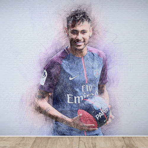 Papier peint panoramique Football - Joueur de Foot