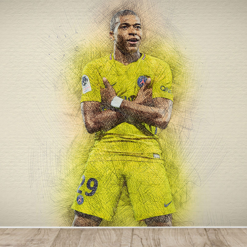 Papier peint panoramique Football - Joueur de Foot