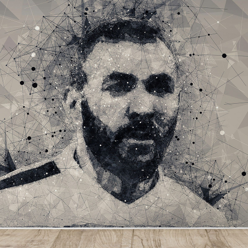 Papier peint panoramique Football - Joueur de Foot