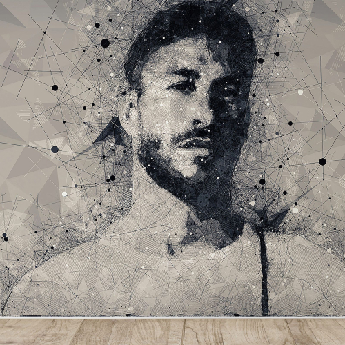 Papier peint panoramique Football - Joueur de Foot