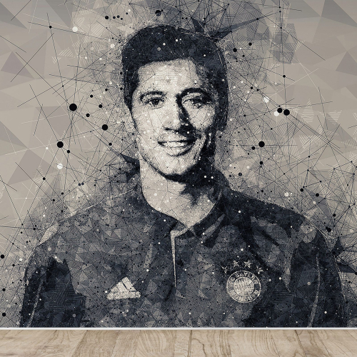 Papier peint panoramique Football - Joueur de Foot