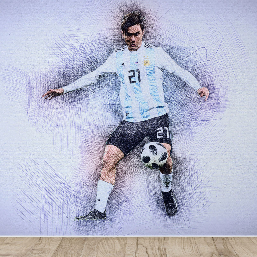 Papier peint panoramique Football - Joueur de Foot