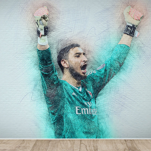 Papier peint panoramique Football - Joueur de Foot